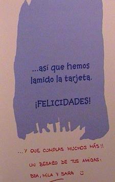 {¡Felis Cumple! :) }